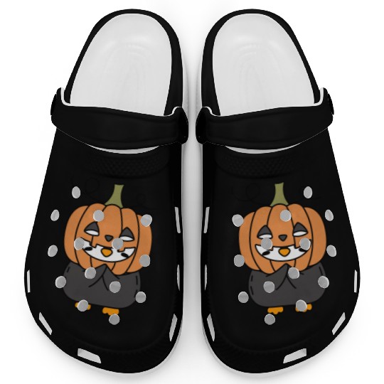 Halloween Penguin, funny penguin Clogs