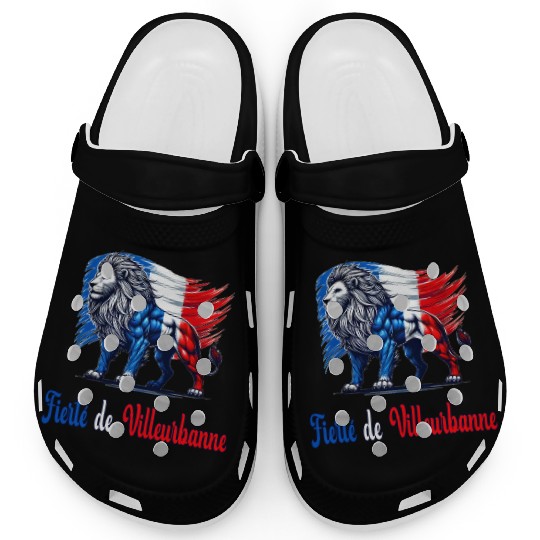 The pride of Villeurbanne flag design Clogs