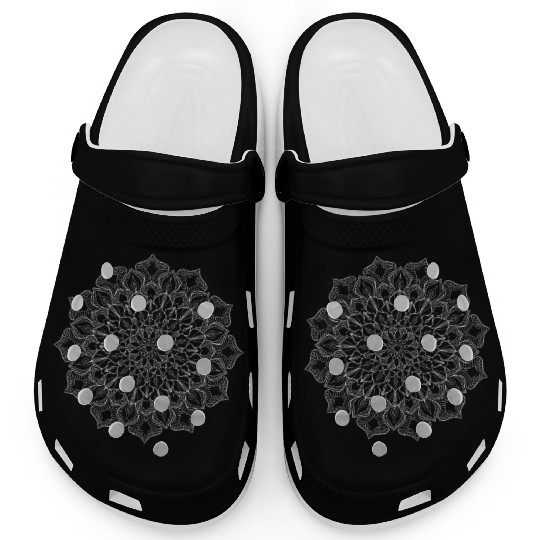 Serene Symmetry Mandala Clogs
