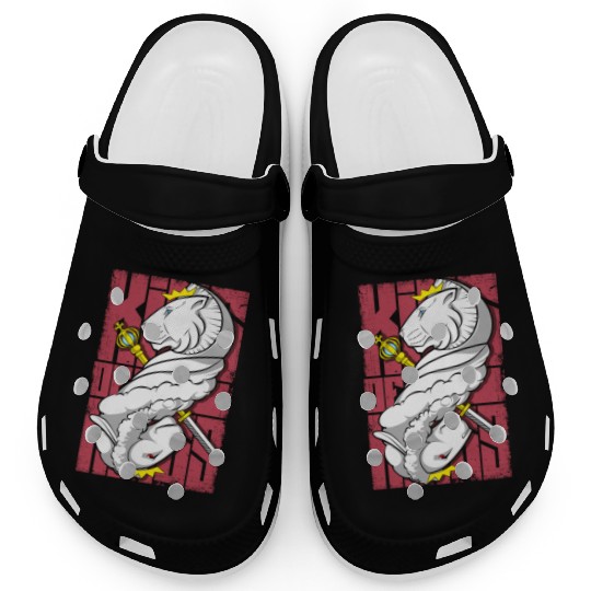 Lion King and the Holy Lamb Christian Art Clogs