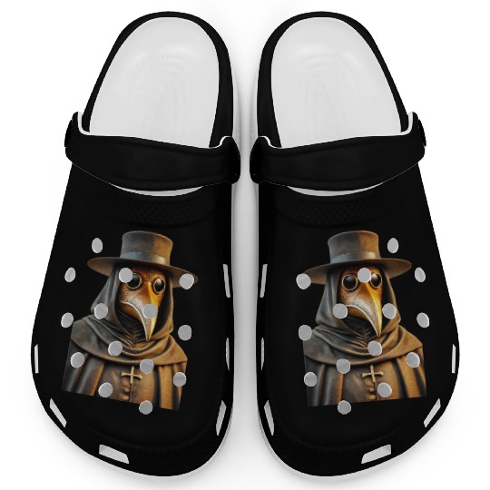 Golden Plague Doctor Clogs