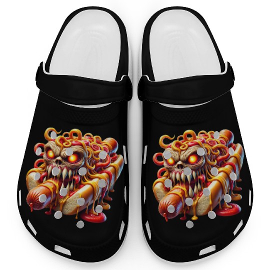 Monster Hot Dog Horror Clogs