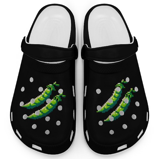 8 Bit Pixel Peas Clogs