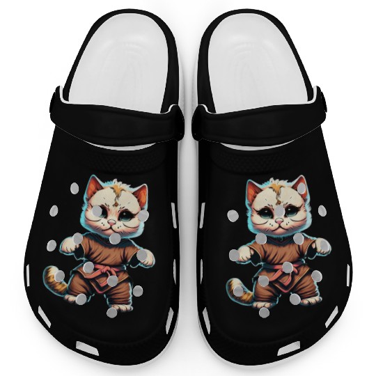 Feline Warrior: The Kung Fu Cat Clogs