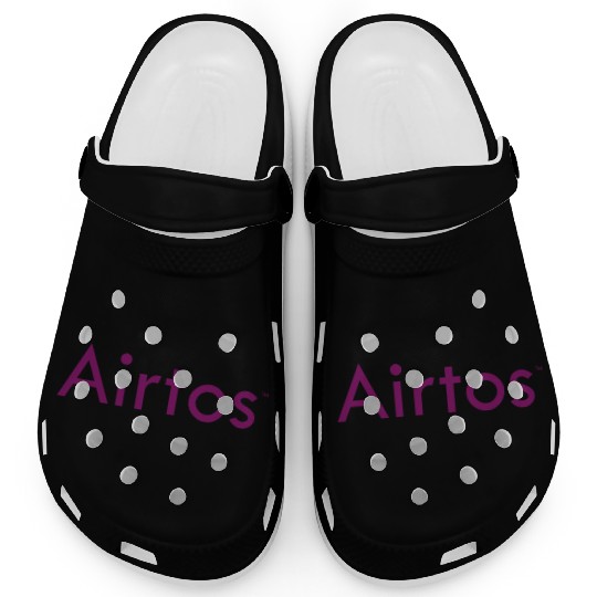 AT TEXT VIOLET Clogs