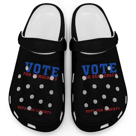 Vote for Democracy, Vote For Liberty - Election Clogs