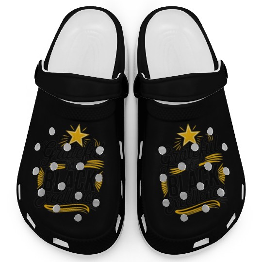 Grateful for Black Excellence Clogs
