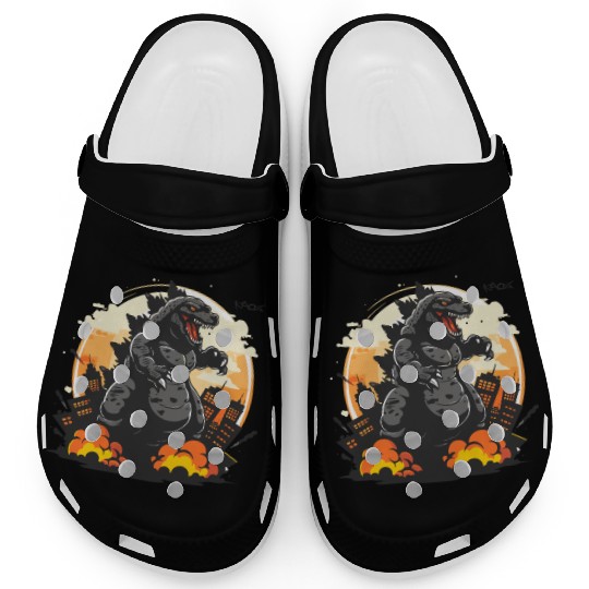 Attack of the giant lizard Clogs