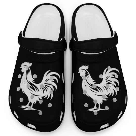 Cute Cock Pedigree Cock Large Plumage Clogs