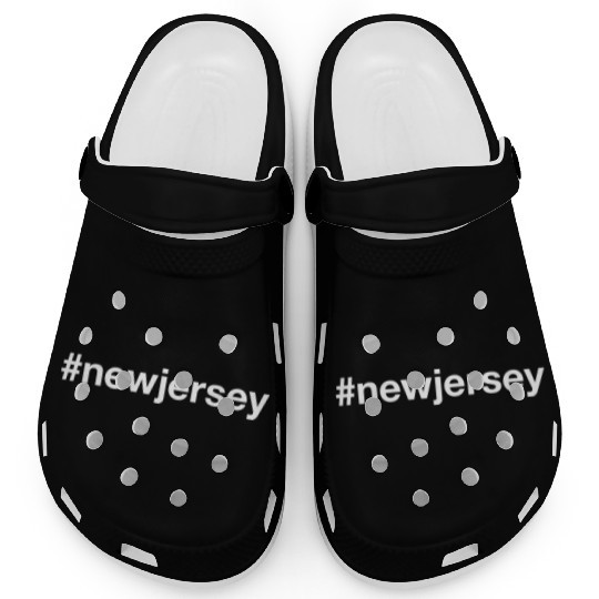 NEW JERSEY Hashtag Clogs