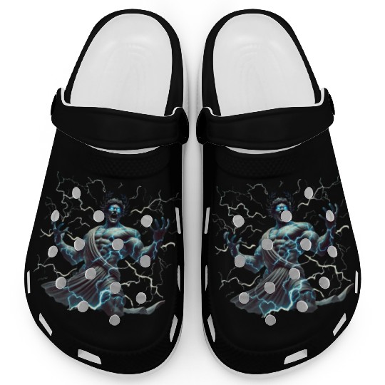Ancient Greek gods & lightning Clogs
