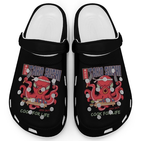 Octopus Sushi Bar Raw fish roll Takoyaki Clogs