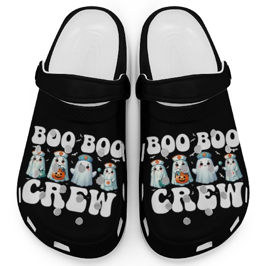 Boo Boo Crew Nurse Gifts Funny Halloween Costume Clogs