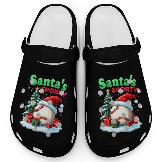 Santa's Sporty Christmas Clogs
