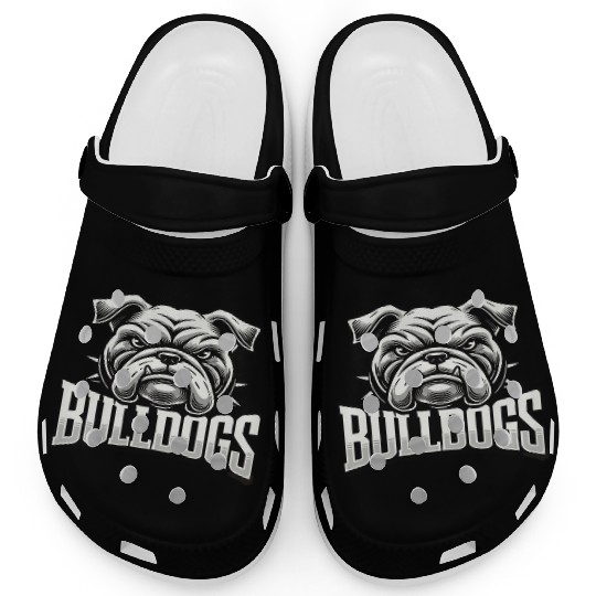 Bulldogs Mascot Back To School Team Spirit Clogs