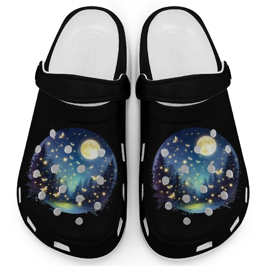Moonlit Fireflies Clogs