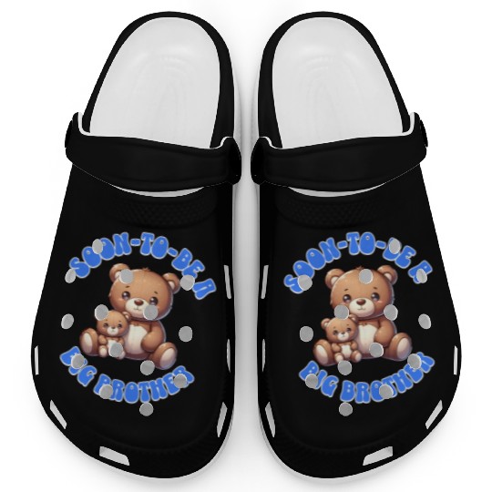 I'm Going To Be A Big Brother Cute Teddy Bears, Clogs