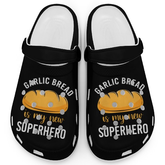 Bakery Baker Humor Food Lover Garlic Bread Clogs