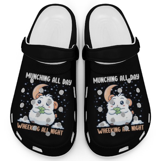 Guinea Pig Munching All Day, Wheeking All Night Clogs