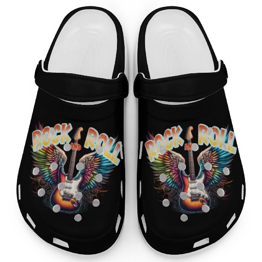 Rock and Roll - Guitar Clogs