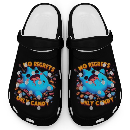 Stitch Halloween No Regrets Only Candy Clogs