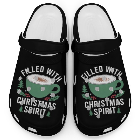 Filled With Christmas Spirit Festive Mug Design Clogs