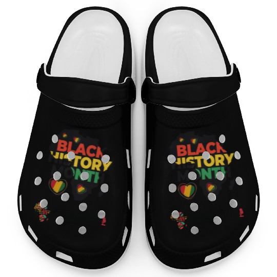 KUMBUKENI BLACK HISTORY MERCH Clogs