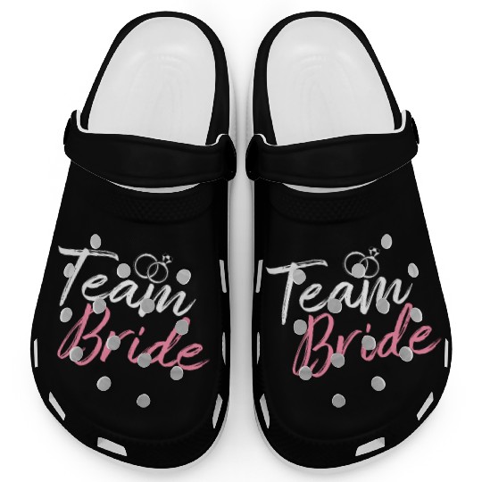 Team Bride Bridal Party Bachelorette Party Clogs