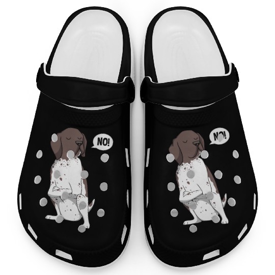 GSP Lovers Funny German Shorthaired Pointer Dog Clogs