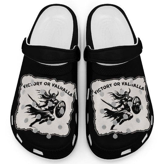 Shield Maiden Victory Or Valhalla LIKE US ON FB # Clogs