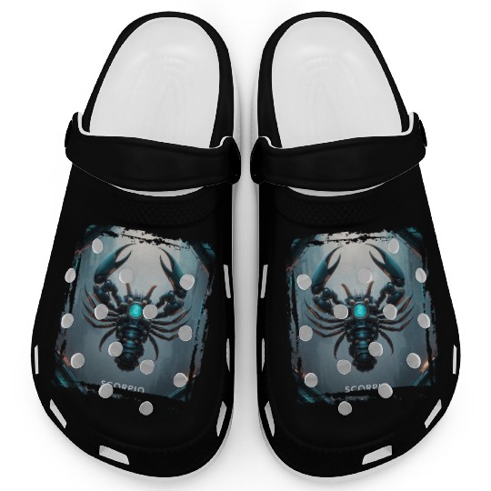 Zodiac sign Scorpio in cyberpunk era Future Clogs