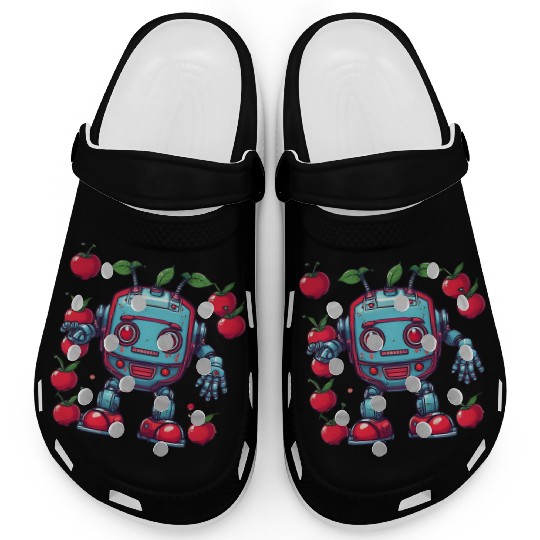 Robot Cherry Clogs