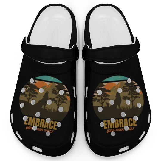 Embrace Your Inner Wolf Clogs