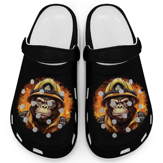 Monkey Firefighter Clogs