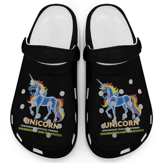 UNICORN MAGICAL POWERS Clogs
