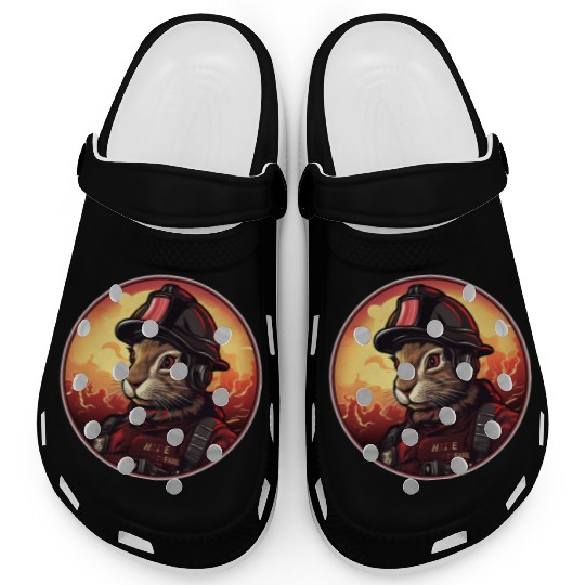 Rabbit Firefighter Clogs