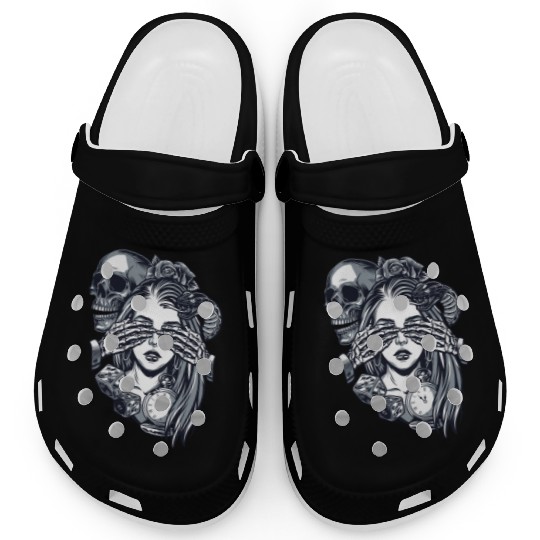 Chicano Street Art Clogs