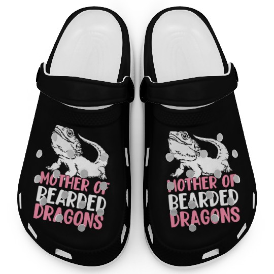 Mother Of Bearded Dragons Lizard Lover Mom Clogs