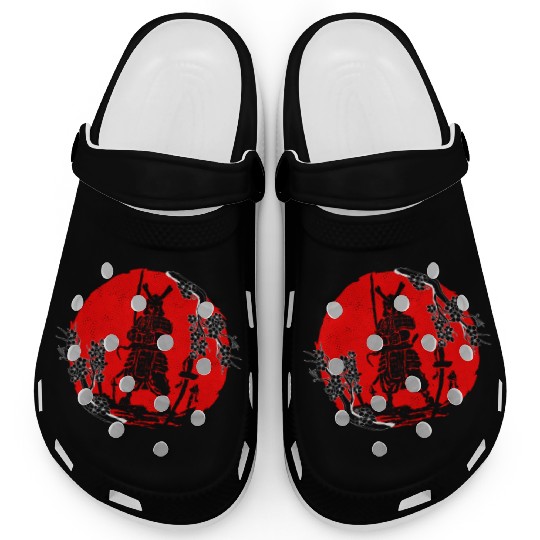 Kanji Japan Katana Sword Ninja Samurai Clogs