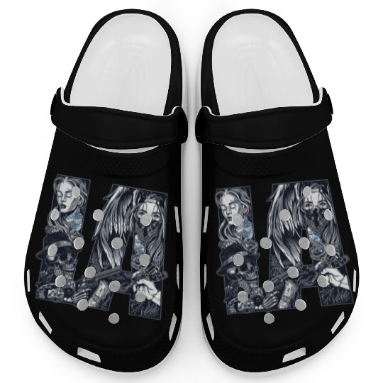 LA Chicano Cholo Los Angeles Clogs