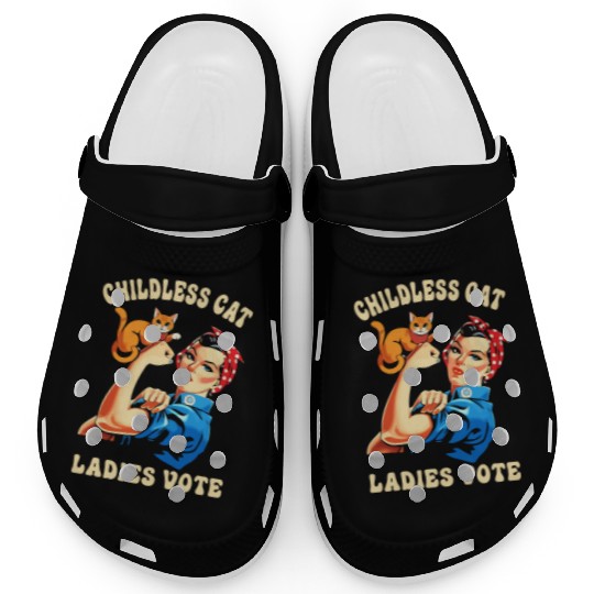 Childless Cat Ladies Vote Clogs