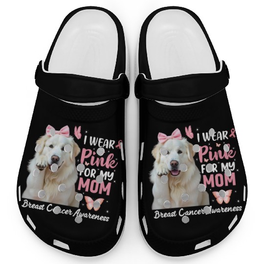 I wear Pink Great Pyrenees Clogs