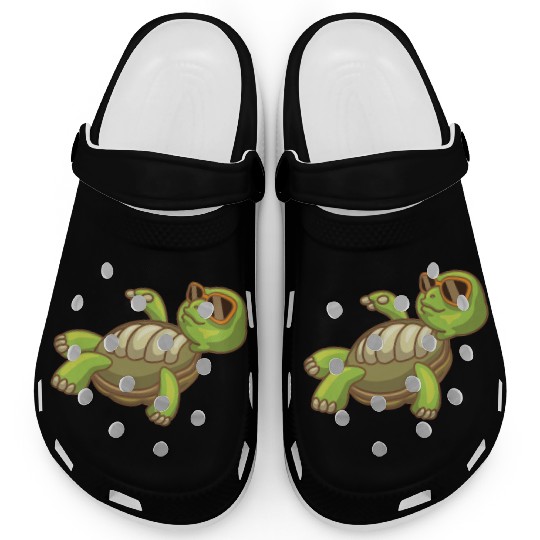 Sea Turtle Ocean Beach Relaxing Turtle Clogs