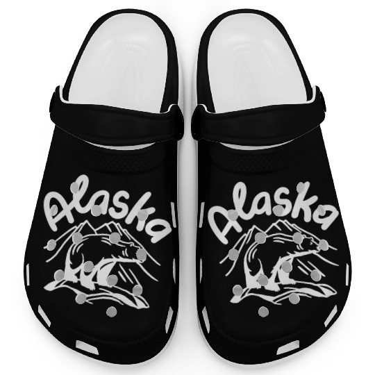 Alaska Bear Adventure Lovers Clogs
