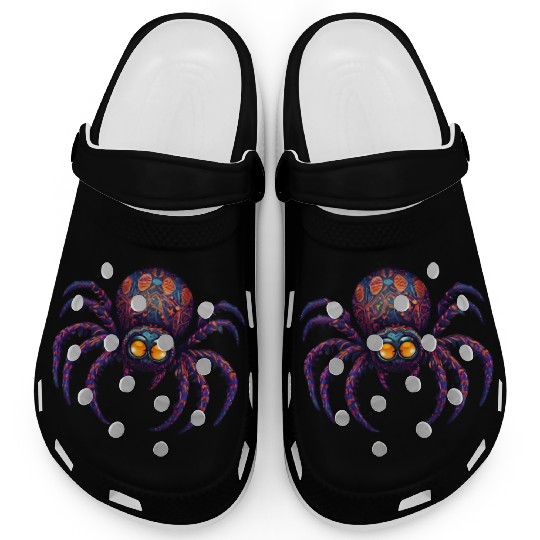 Halloween Spider Alebrije Clogs