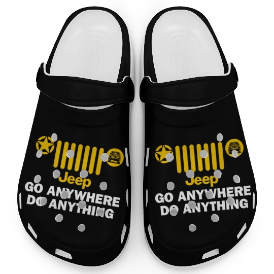 Jeep Go Anywhere Do Anything Clogs