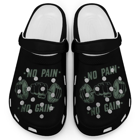 No Pain, No Gain Clogs