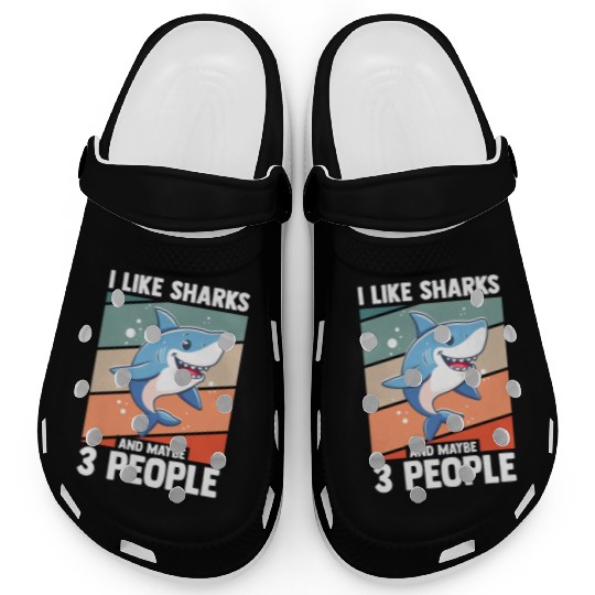 Funny Shark Design | Animal Shark Clogs