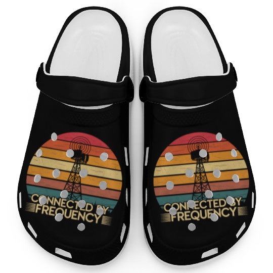 Amateur Radio Operator Ham Radio Connected by Clogs