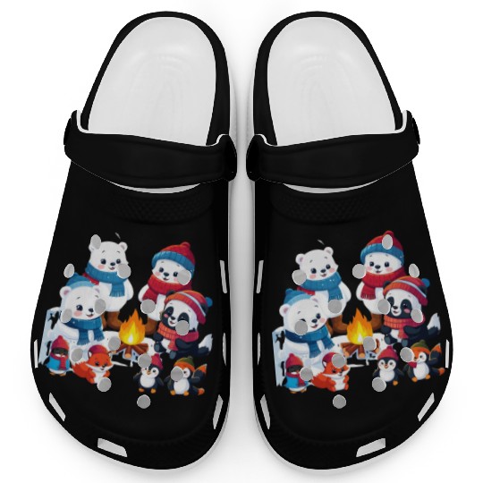 Winter Wonderland Critters Clogs